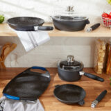 BergHOFF's Frying Pan, Saute Pan, Saucepot, Teppanyaki Grill Pan