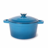 BergHOFF's Neo Cast Iron round stockpot blue