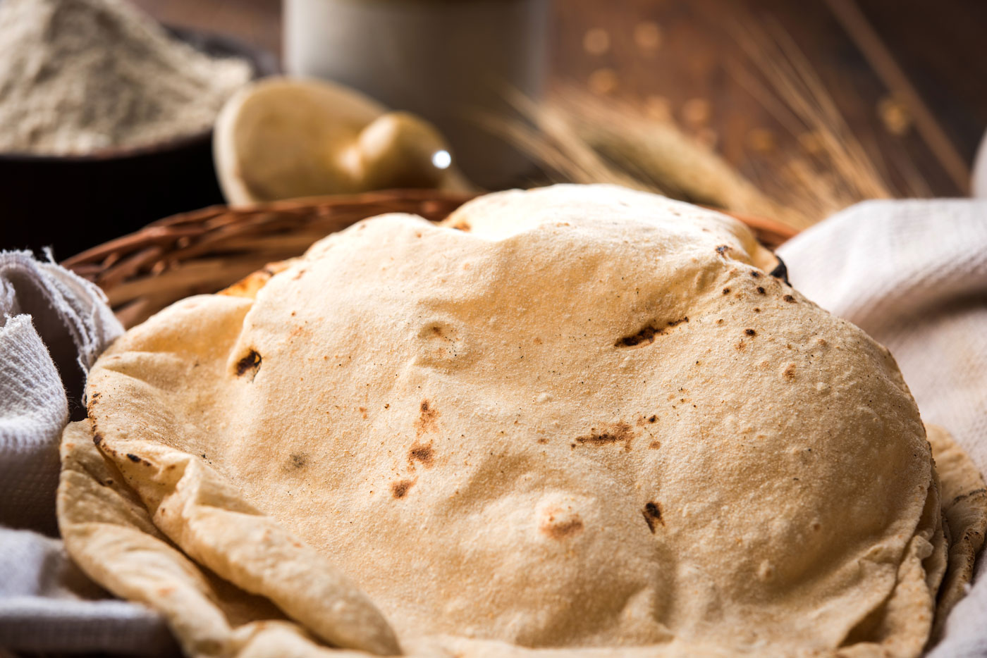 Follow this recipe for smooth texture chapati.