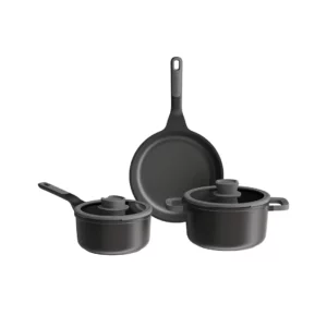 5-pc cookware set non-stick Stone+