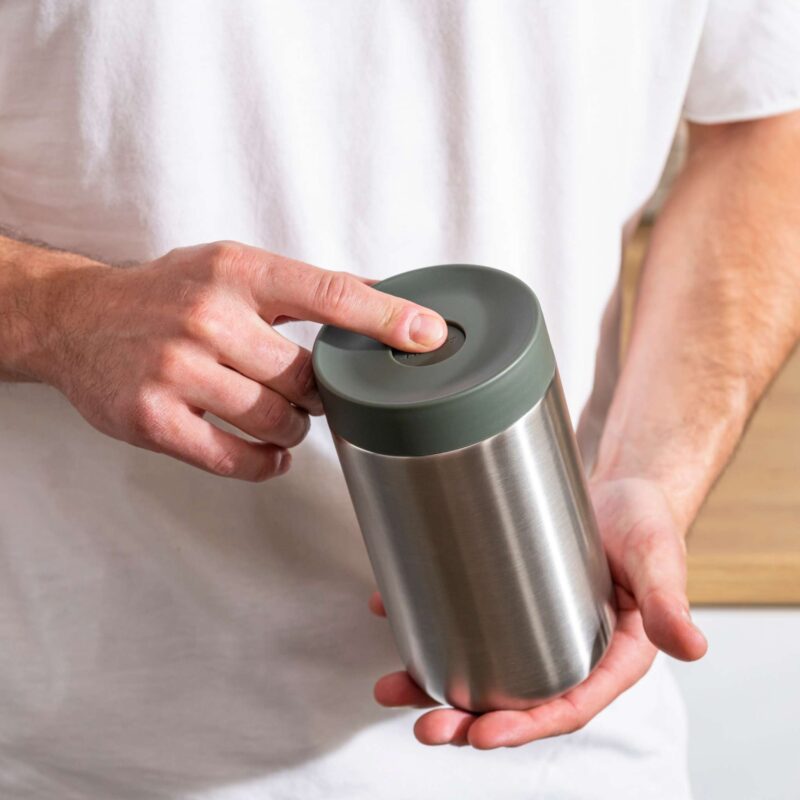Steel & Khaki leakproof insulated lunch jar