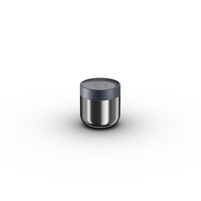 BergHOFF Nommie 0.35L insulated food jar in Steel & Navy