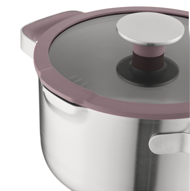 BergHOFF Elements Covered Saucepan 16cm - Aubergine - view 5