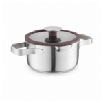 BergHOFF Elements 24cm covered casserole with glass lid