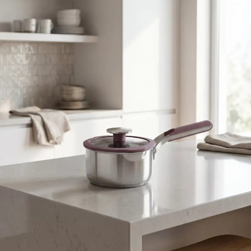 BergHOFF Elements cookware set with glass lids