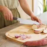 BergHOFF chef's knife in use