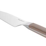 Aubergine santoku knife stainless steel blade