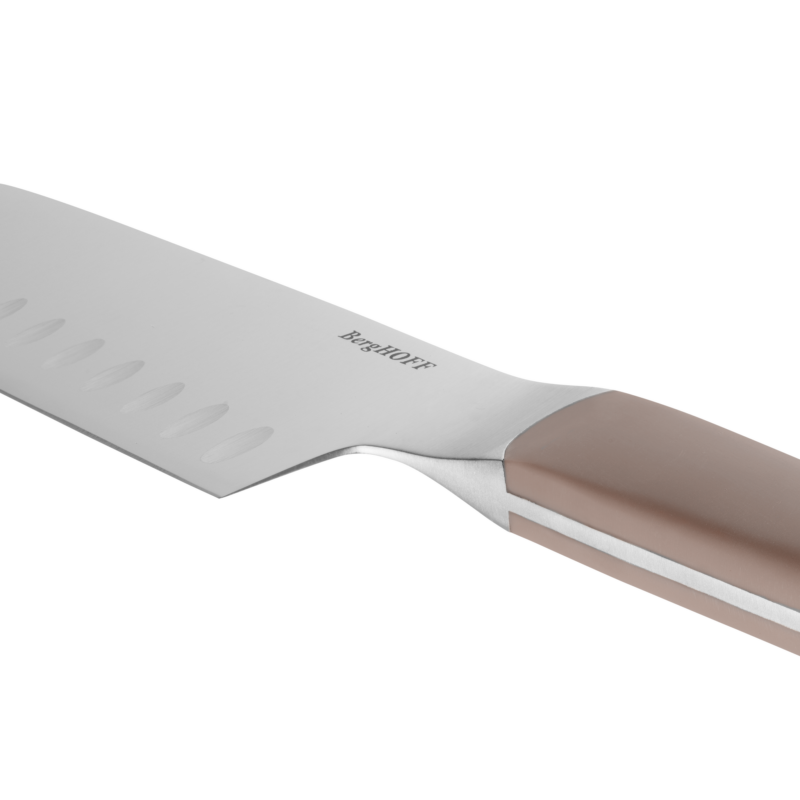 Elements large santoku knife handle detail