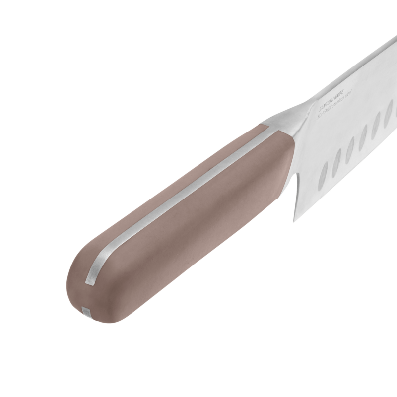 BergHOFF large santoku knife in use
