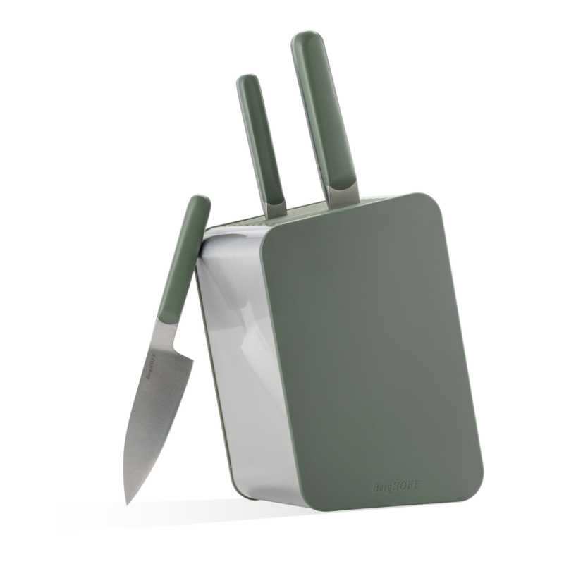 Khaki knife storage block wide slots